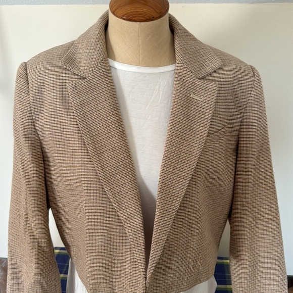 Future Collective Reece Blutstein wool blend crop jacket - Picture 2 of 9